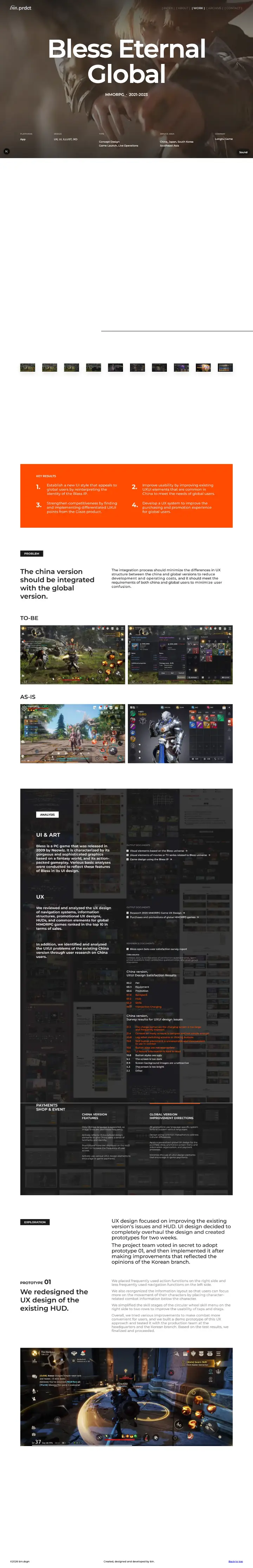 Full-page preview of Bless Eternal Global